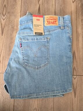 Levi's Women's Light Blue Denim Shorts
